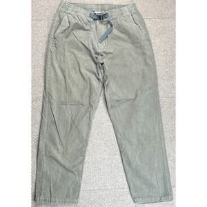 Passenger Made To Roam Men's Green Corduroy‎ Outdoor Hiking Pants Size 38/R